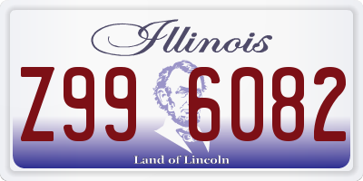 IL license plate Z996082