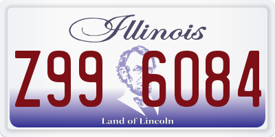 IL license plate Z996084