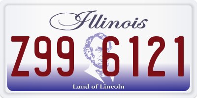 IL license plate Z996121