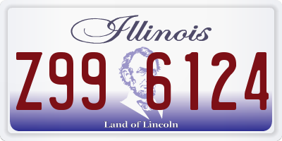 IL license plate Z996124