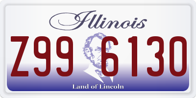 IL license plate Z996130