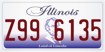 IL license plate Z996135