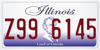 IL license plate Z996145