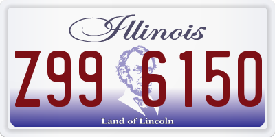 IL license plate Z996150