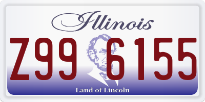 IL license plate Z996155
