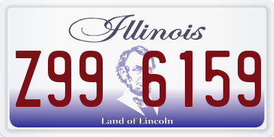 IL license plate Z996159