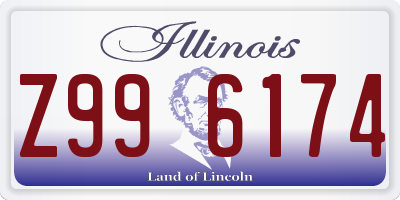 IL license plate Z996174