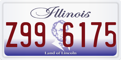 IL license plate Z996175