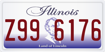 IL license plate Z996176