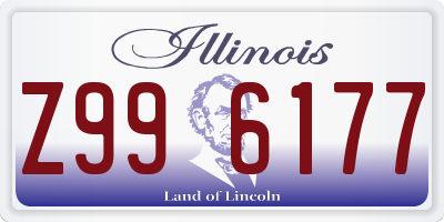 IL license plate Z996177