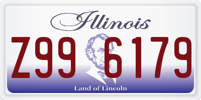 IL license plate Z996179