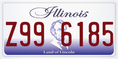 IL license plate Z996185