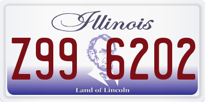 IL license plate Z996202