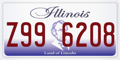 IL license plate Z996208