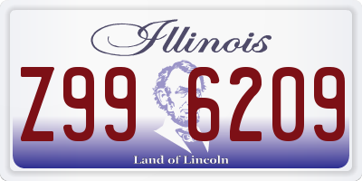 IL license plate Z996209