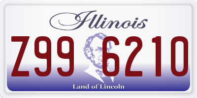 IL license plate Z996210