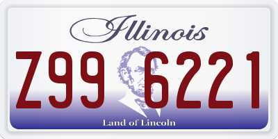IL license plate Z996221