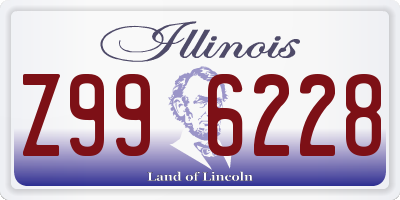 IL license plate Z996228