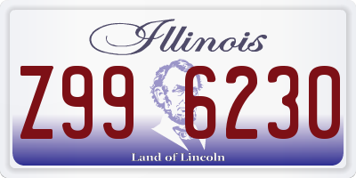 IL license plate Z996230