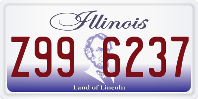 IL license plate Z996237
