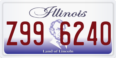 IL license plate Z996240