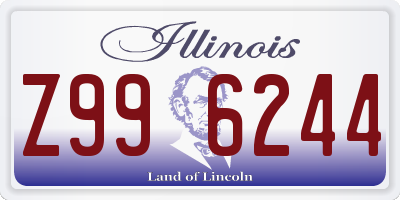 IL license plate Z996244