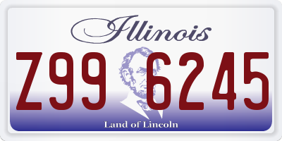 IL license plate Z996245