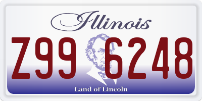 IL license plate Z996248