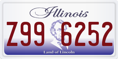 IL license plate Z996252