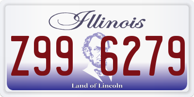 IL license plate Z996279