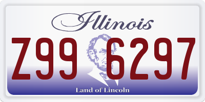 IL license plate Z996297