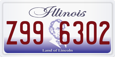 IL license plate Z996302