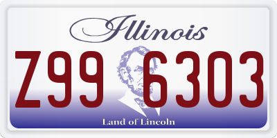 IL license plate Z996303
