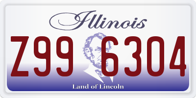 IL license plate Z996304