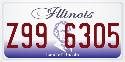 IL license plate Z996305