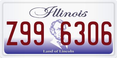 IL license plate Z996306