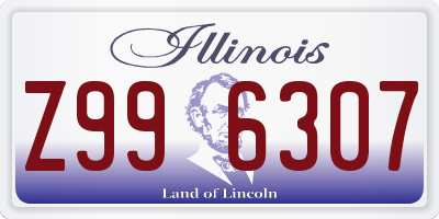 IL license plate Z996307