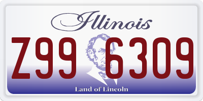 IL license plate Z996309