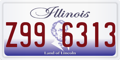 IL license plate Z996313