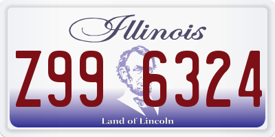 IL license plate Z996324