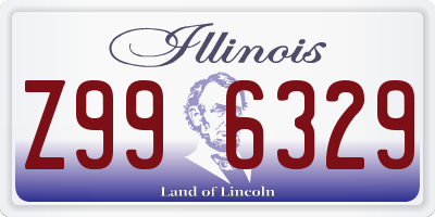 IL license plate Z996329