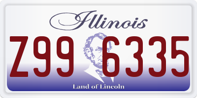 IL license plate Z996335