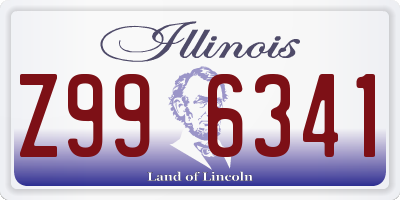 IL license plate Z996341
