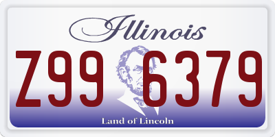 IL license plate Z996379