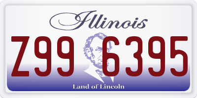 IL license plate Z996395