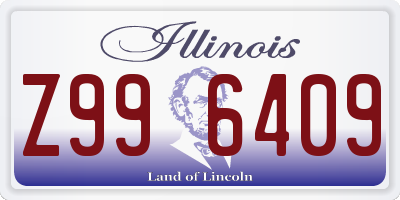 IL license plate Z996409