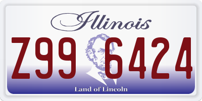 IL license plate Z996424