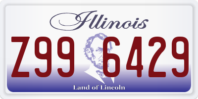 IL license plate Z996429