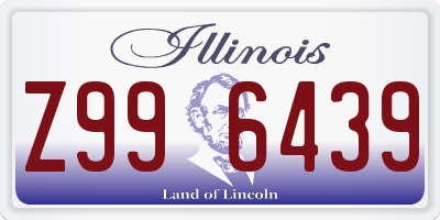 IL license plate Z996439