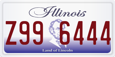 IL license plate Z996444